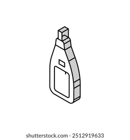 clutch bag woman isometric icon vector. clutch bag woman sign. isolated symbol illustration
