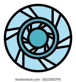 Clutch icon. Outline Clutch vector icon for web design isolated on white background color flat