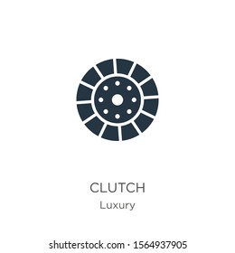 Clutch icon vector. Trendy flat clutch icon from luxury collection isolated on white background. Vector illustration can be used for web and mobile graphic design, logo, eps10