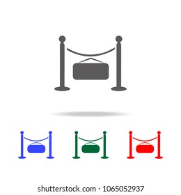cluv on chain hanged board icon. Elements of disco and night life multi colored icons. Premium quality graphic design icon. Simple icon for websites, web design, mobile app on white background