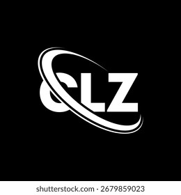 Logo de CLZ. Carta CLZ. Diseño del logotipo de la letra CLZ. Logotipo de C LZ enlazado con el círculo y el logotipo del monograma en mayúscula. Tipografía CLZ para tecnología, negocio y marca inmobiliaria.