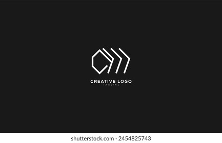 CM AM Abstract initial monogram letter alphabet logo design