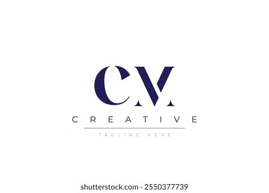 CM abstract minimalist letters Logo Monogram. It is a minimalist logo, this logo is made by combining two letters