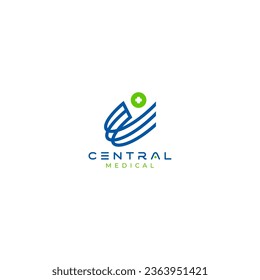 CM or Central Medical Logo