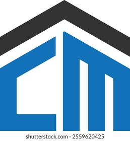 CM House logo design for your company