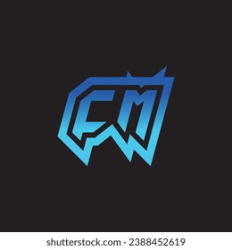 CM initial inspiration logo design esport and gaming clan ideas