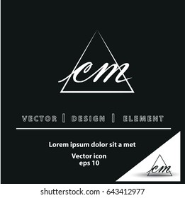 CM Letter Logo Design