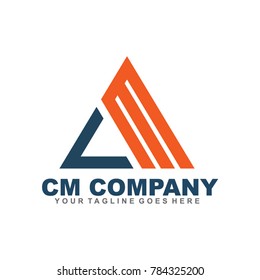 CM Letter Logo Design