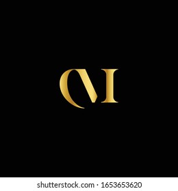 CM Letter Logo Design with Creative Modern Trendy Typography tempalate