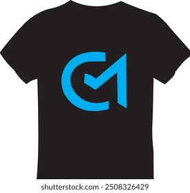 CM letter logo design for software, app development, and tech company branding.