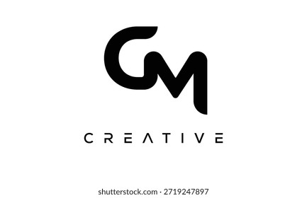 CM Letter Monogram Logo for Modern Creative Brand Identity