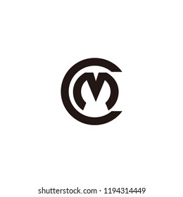cm letter vector logo