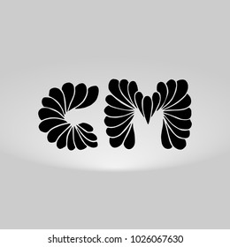 CM Logo, Decorative, Romantic