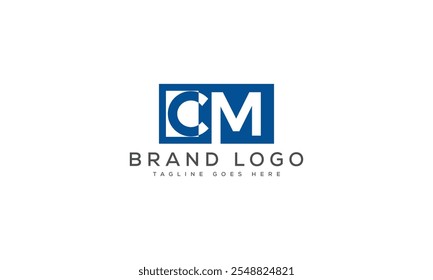 CM logo design vector template design for brand