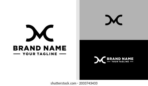 CM LOGO LINE GEOMETRIC EDITABLE
