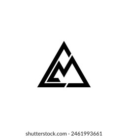 CM Logo Symbol intended for business brand needs or needs related to the outdoors.
