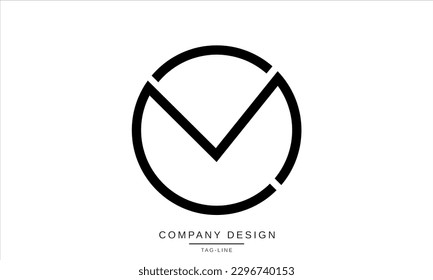 CM, MC, Abstract Letters Logo Monogram