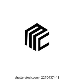 CM, MC Alphabets Letters Logo Monogram