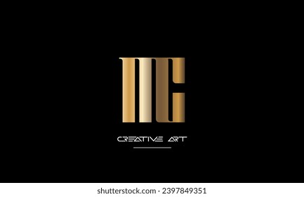 CM, MC, C, M abstrakte Buchstaben Logo-Monogramm
