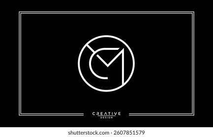 CM, MC, C, M, Abstract Letters Logo Monogram