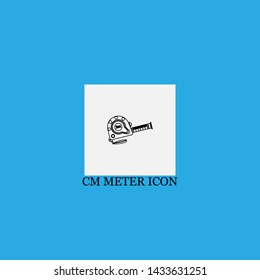 cm meter icon icon sign signifier vector