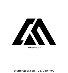 Cm modernes Design-Branding kreatives Monogramm-Logo