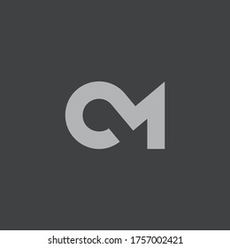 CM vector Logo editable with Adobe Illustrator