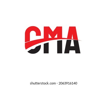 CMA Letter Initial Logo Design Vector Illustration