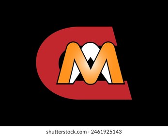 CMA letter logo abstract design. CMA simple and modern logo. Illustrator CMA Corporate design.