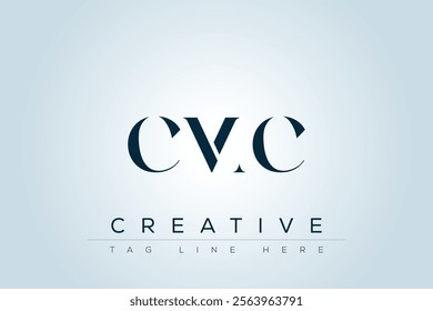 CMC abstract letter logo design. This logo is designed by three abstract letters.