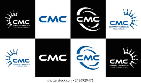 CMC logo. C M C design. White CMC letter. CMC, C M C letter logo design. Initial letter CMC linked circle uppercase monogram logo. design. top logo, Most Recent, Featured,