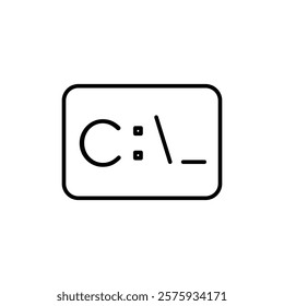 Cmd or command icon simple vector symbol