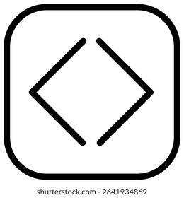 cmd or command icon Thin line vector design