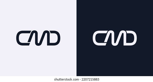 CMD letter original creative modern logo design.