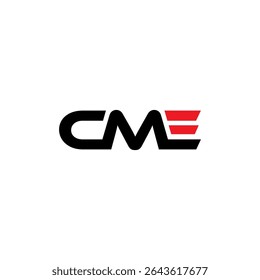 Letras iniciais CME Design do logotipo 002