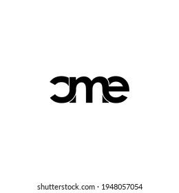 Cme Letter Original Monogram Logo Design