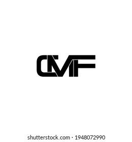 cmf letter original monogram logo design