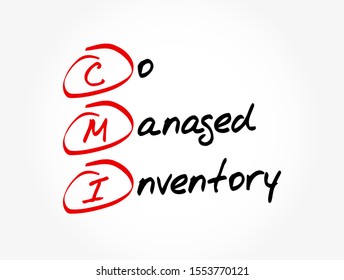 CMI - Co Managed Inventory acronym, business concept acronym