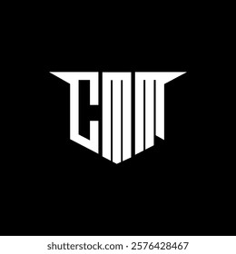 CMM letter logo design with white background in illustrator, vector logo modern alphabet font overlap style, calligraphy designs for logo, Poster, Invitation, etc.
