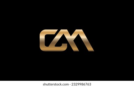 CM,MC, Abstract Letters Logo Monogram