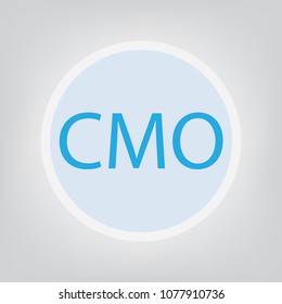CMO (Chief Marketing Officer) concept- vector illustration
