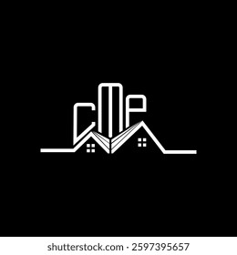 CMP Real State logo design, CMP simple and modern logo. CMP luxurious alphabet design  