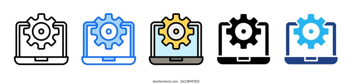 Cms Icon Set Multiple Style Collection