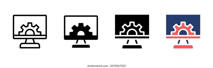 Cms icon sheet multiple style collection