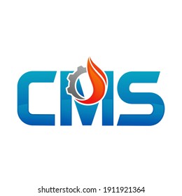 CMS Logo Modern Minimalis Design