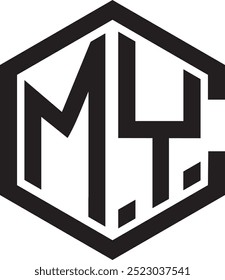 Diseño del logotipo del polígono de CMY, icono, símbolo, archivo del Vector 