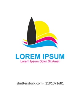 CMYK Beach Logo