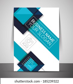 CMYK Business Corporate Flyer Template | Geometrical Design