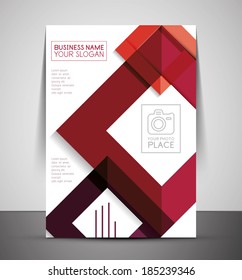 CMYK Business Corporate Flyer Template | Geometrical Design