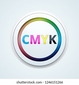 CMYK Button illustration